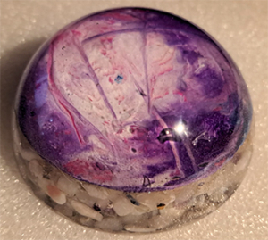 Halbkugel - Briefbeschwerer | Unikat |   8 cm | Handarbeit