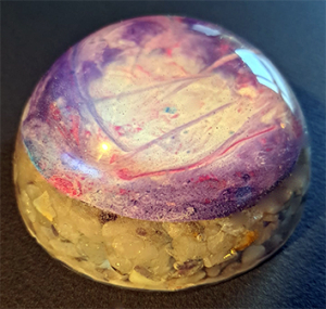 Halbkugel - Briefbeschwerer | Unikat |   8 cm | Handarbeit