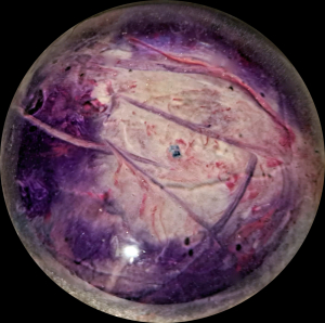 Halbkugel - Briefbeschwerer | Unikat |   8 cm | Handarbeit