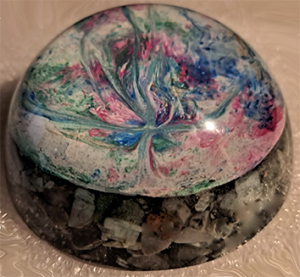 Halbkugel - Briefbeschwerer | Unikat |  9 cm | Handarbeit