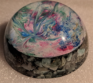 Halbkugel - Briefbeschwerer | Unikat |  9 cm | Handarbeit