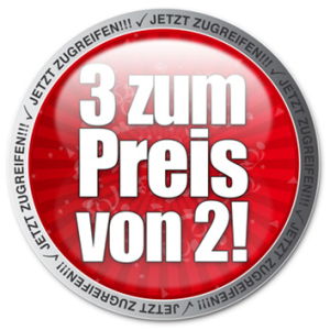 Angebots-Set - 3 zum Preis von 2